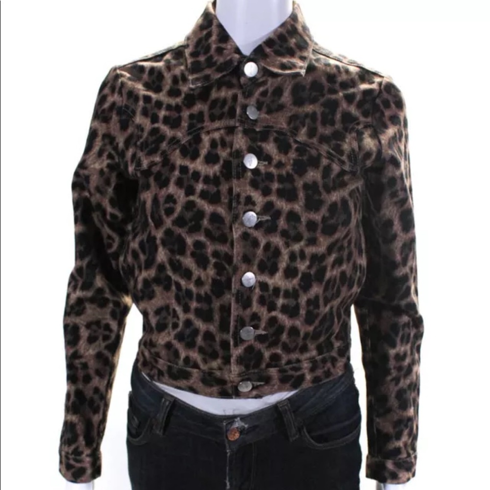 Miaou Leopard Print Small Jacket